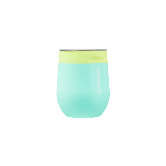 12oz Stemless Color Block Limeade