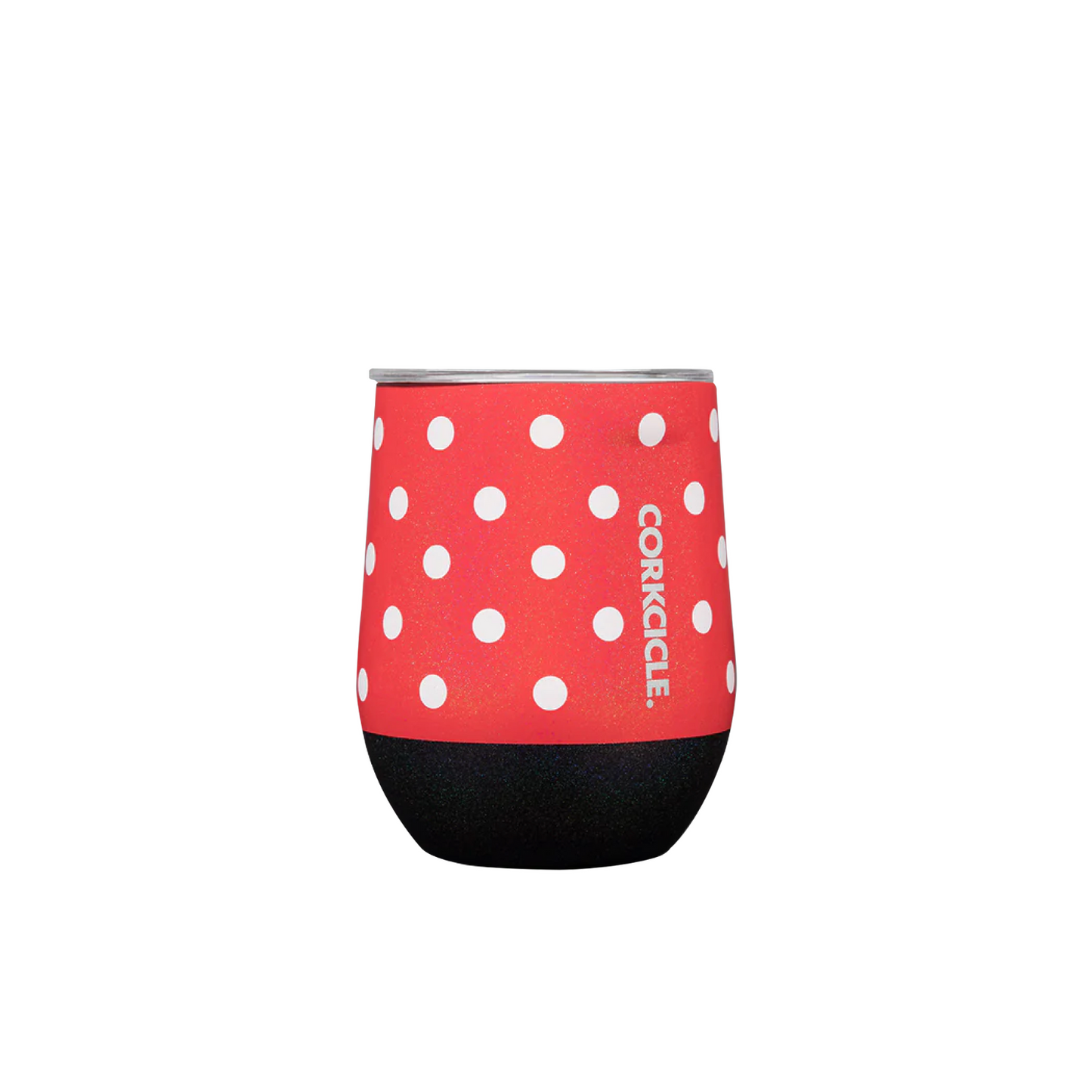 12oz Stemless Disney Minnie- Polka Dot Red