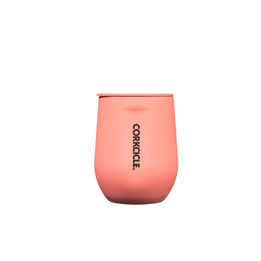 12oz Stemless Neon Lights Coral