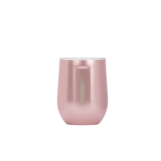 12oz Stemless Rosé Metallic