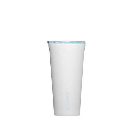 16oz Tumbler Ceramic White / Powder Blue