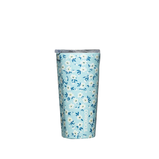 16oz Tumbler Ditsy Floral Blue