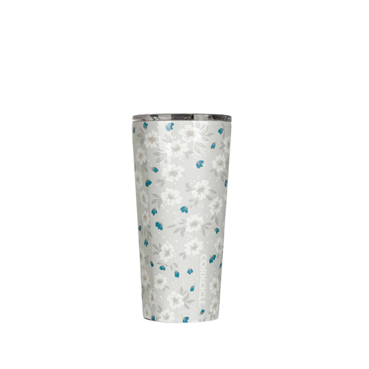 16oz Tumbler Ditsy Floral Cream