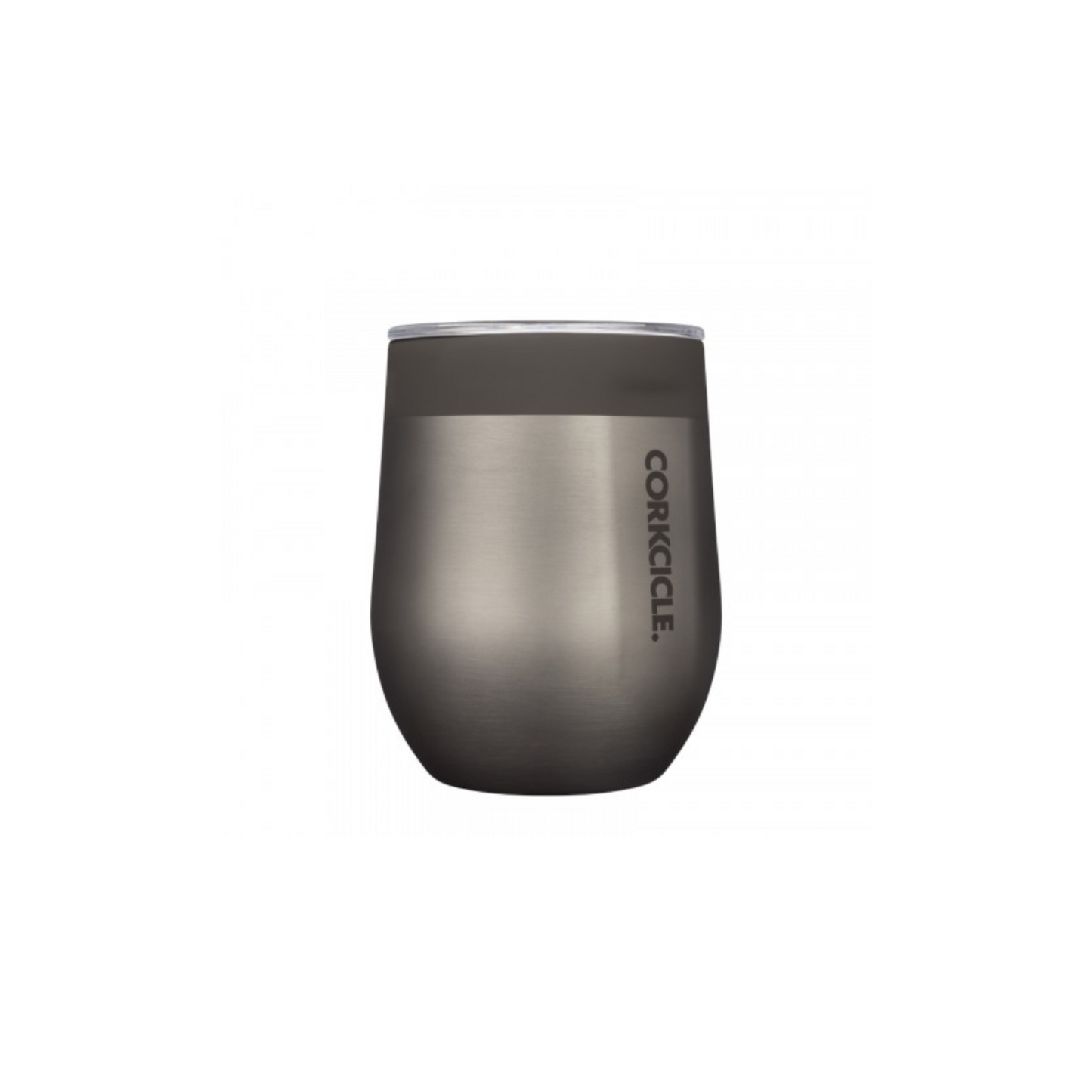 12oz Stemless Color Block Shadow Grey