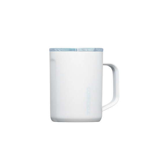 16oz Mug Ceramic White / Powder Blue