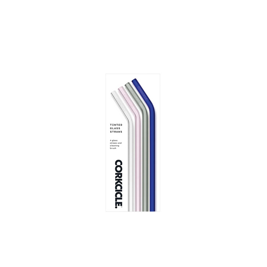 Straw Set - Glass - Multicolor